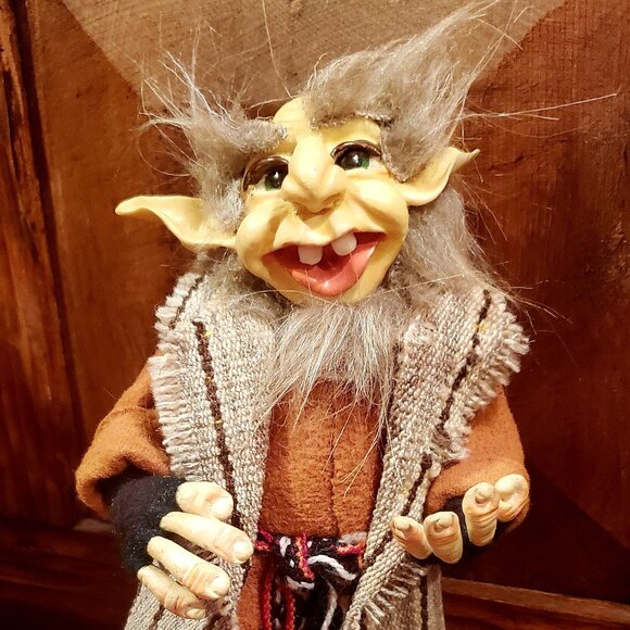 Inocensio the Andean Goblin – Handcrafted Folk Art Doll with Rustic Charm, Best - Picture 1 of 5